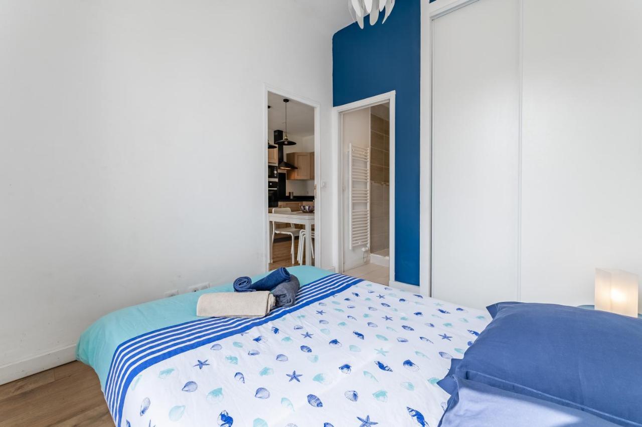 Charming Bright And Equipped Apartment Marseille Bagian luar foto